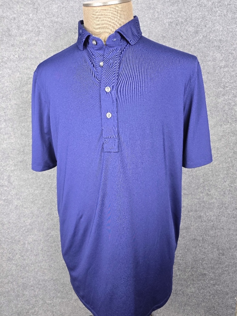 Greyson Clothiers The Galleri Classic Golf Polo XL Blue - Wolf Logo